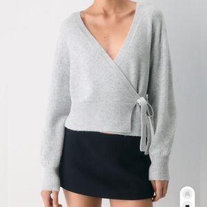 Aritzia Wrap Sweater